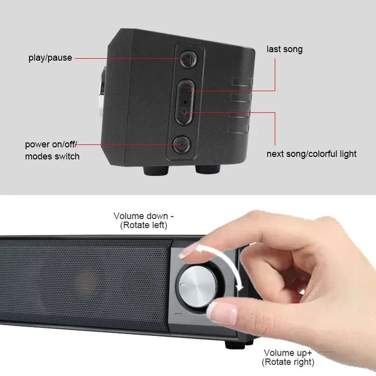 Kisonli LED-909 10W Portable Wireless Bluetooth Speaker — photo 3