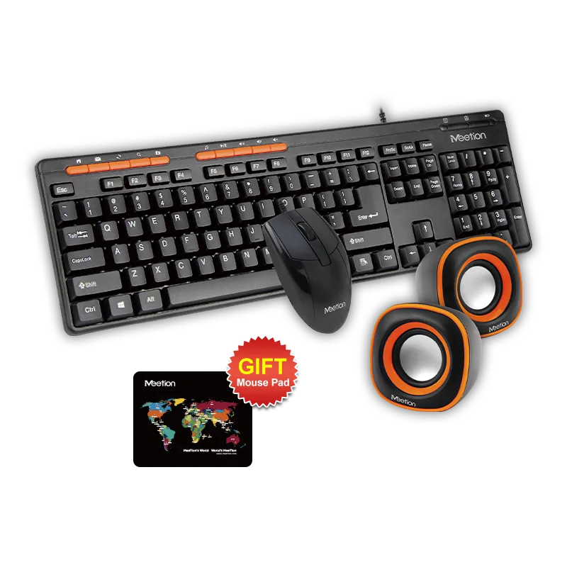 MEETION C105 WIRED KEYBOARD + MOUSE + SPEAKER COMBO — photo 4