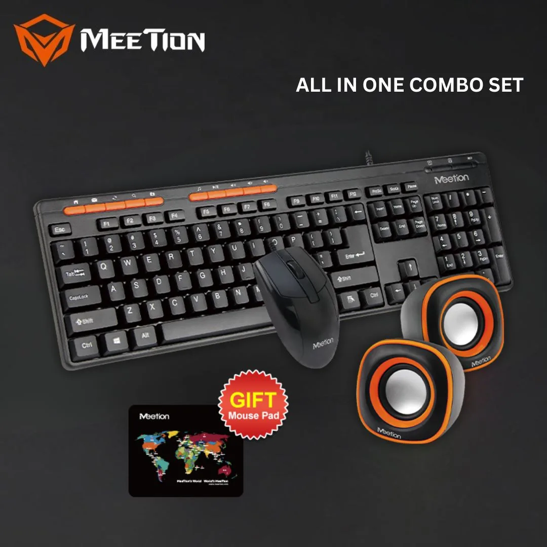 MEETION C105 WIRED KEYBOARD + MOUSE + SPEAKER COMBO