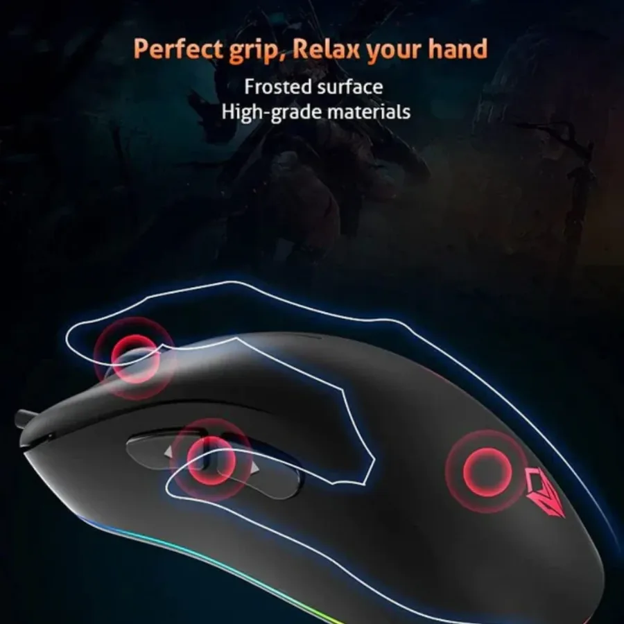 MeeTion GM19 Usb Wired Optical Gaming Mouse With Fcc Standards — photo 8