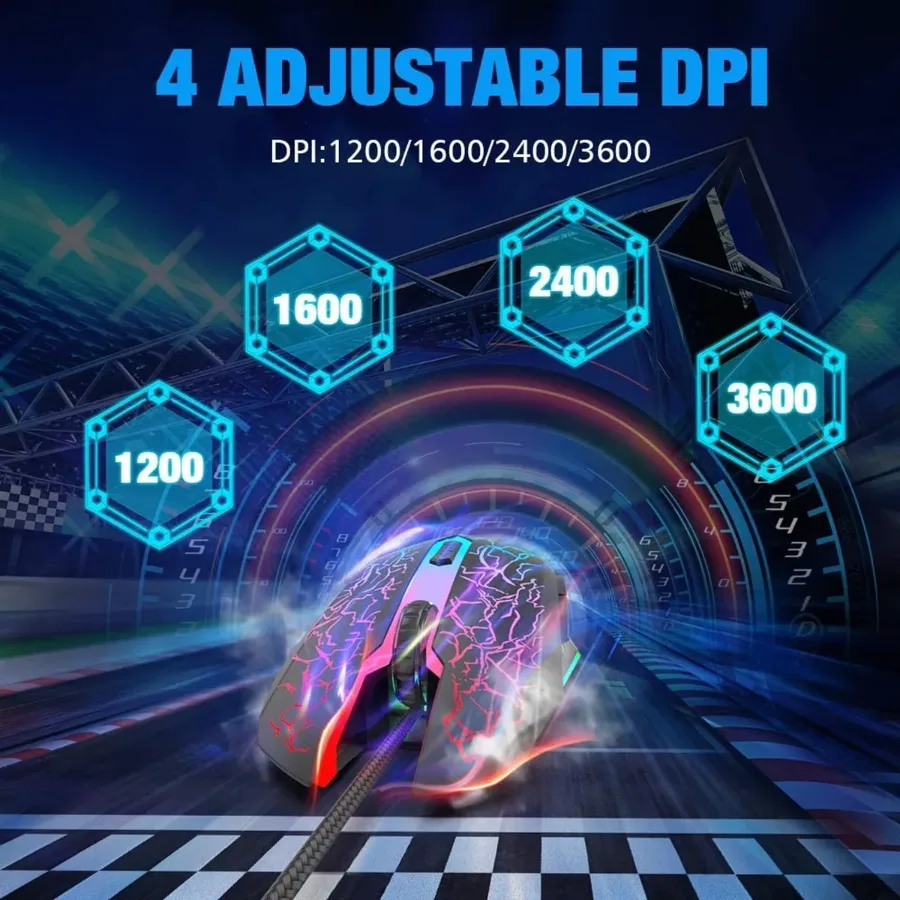 MEETION M930 Gaming Mouse Wired With RGB Chroma Backlit — photo 2