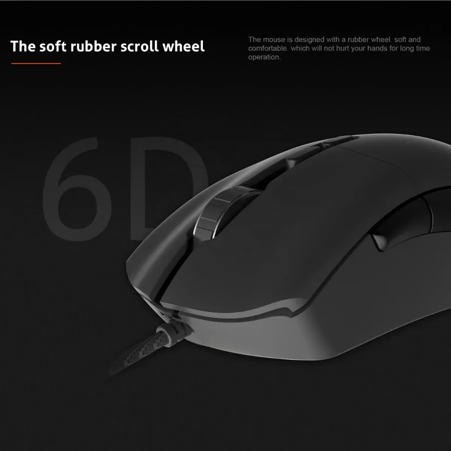 MEETION GM20 Optical Silent Wired Gaming Mouse β photo 4