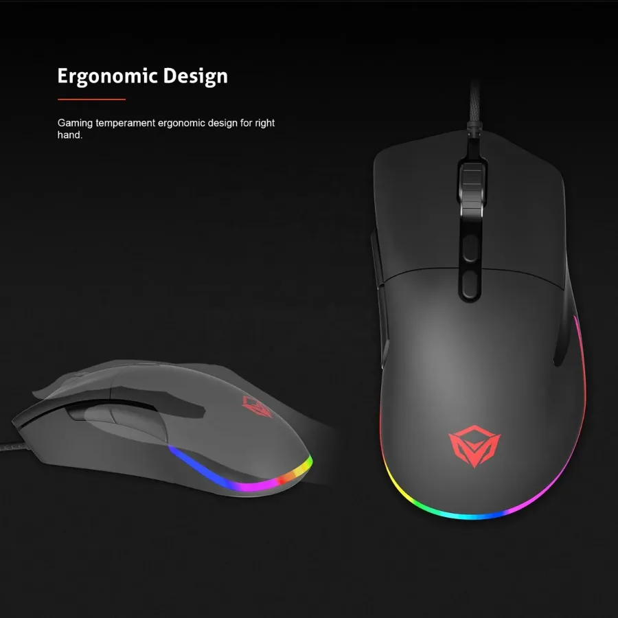 MEETION GM20 Optical Silent Wired Gaming Mouse — photo 5
