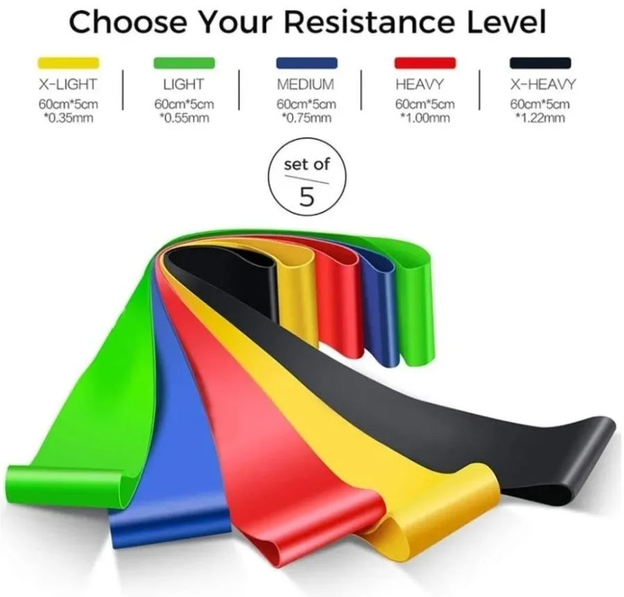 Rubber Elastic Band 5 DIFFERENT RESISTANCE LEVELS β photo 2