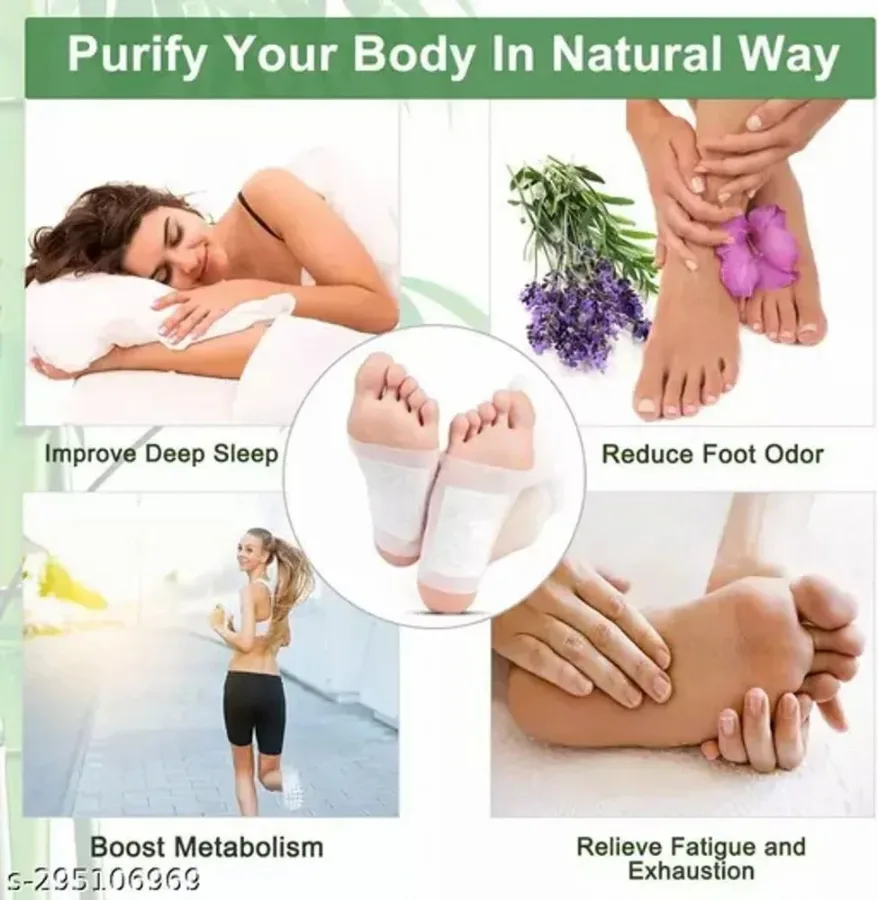 Detox Foot Patches Pain Free Foot Pads for Stress Relief- SET OF 10 β photo 2