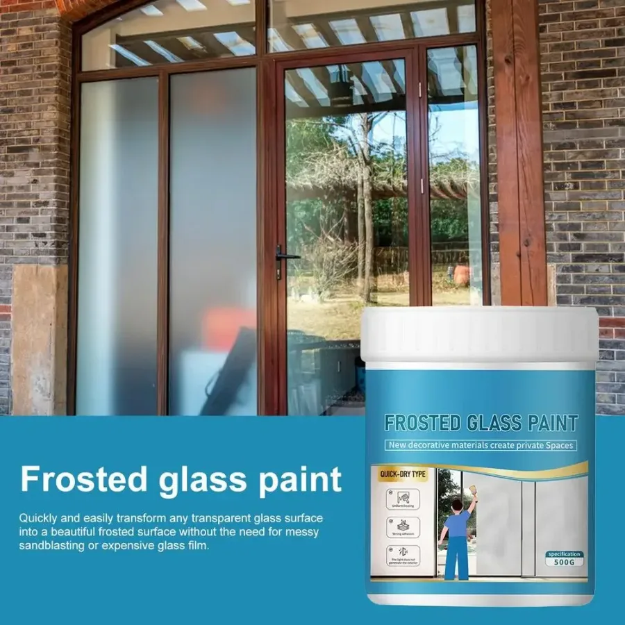 Glass Window Privacy Paint | Portable Frost Spray Paint 300G β photo 2