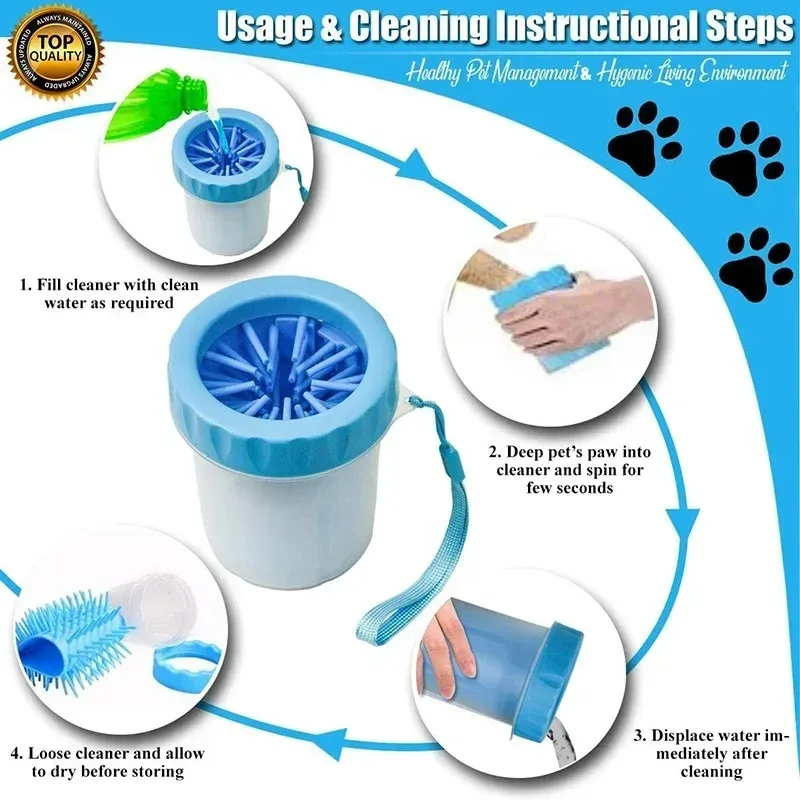 Pet Foot Washing Cup Dog Paw Bath β photo 3