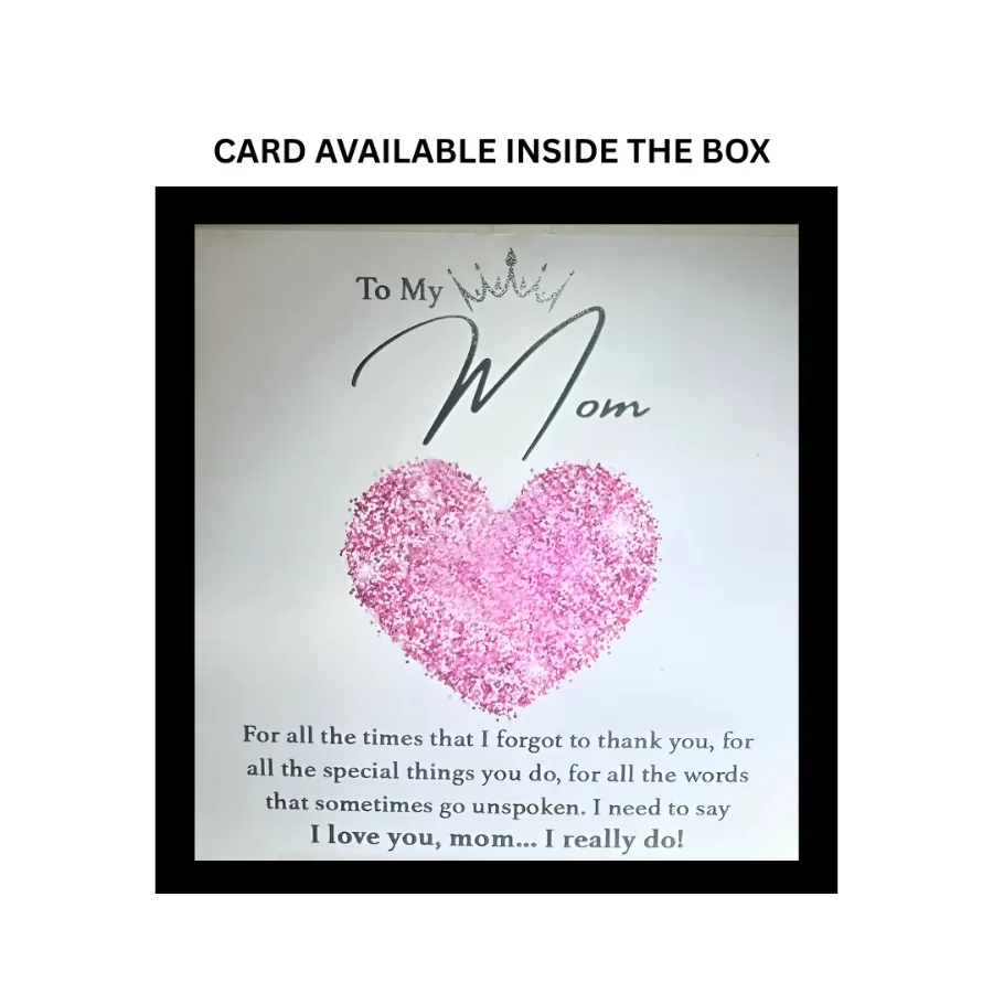Love Knot Pendant for Her, Necklace with Message Card, Couple Jewelry Mom Note Gift β photo 4