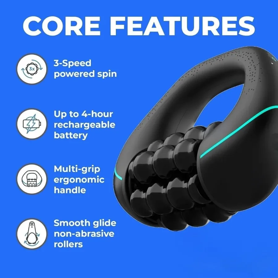 POWERED ROLLING MASSAGER Rolling Percussive Massager, — photo 2