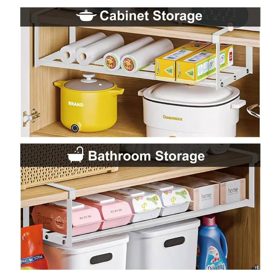 Expandable Shoe Rack Organizer - Adjustable Shoe Rack & Under Cabinet Shelf β photo 4