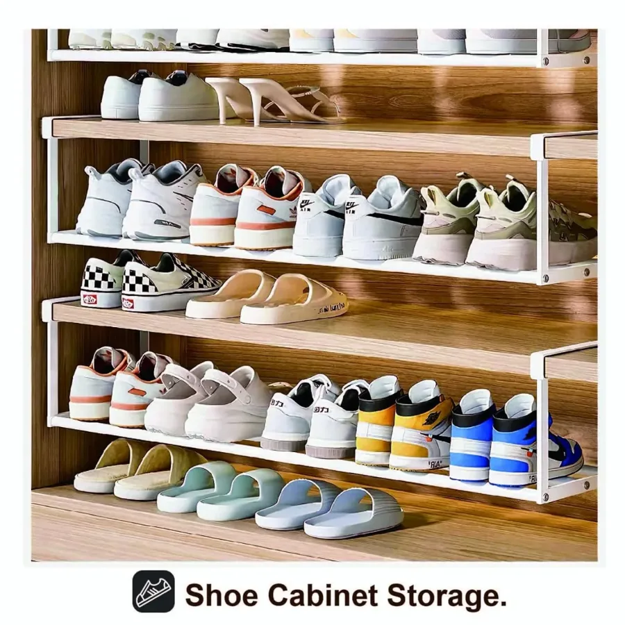 Expandable Shoe Rack Organizer - Adjustable Shoe Rack & Under Cabinet Shelf — photo 5