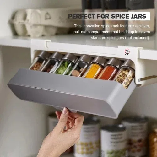 Under Shelf Pull-Out Spice Rack — photo 4