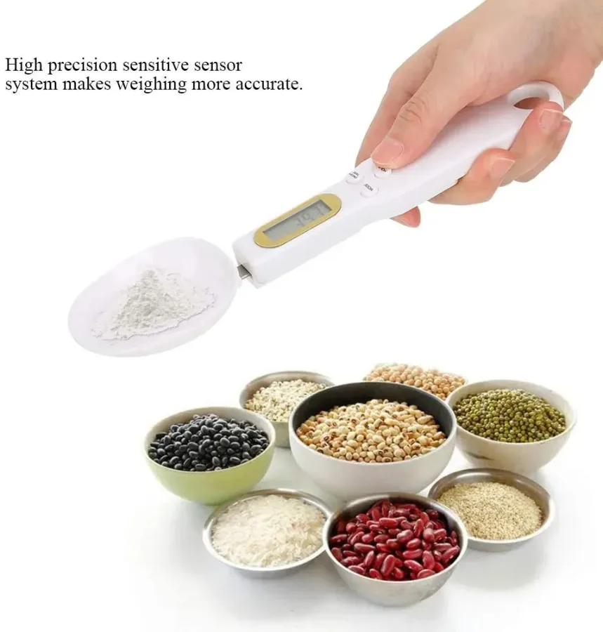 LCD Display Digital Kitchen Measuring Spoon Scale — photo 2