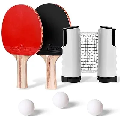 PingPong Game Set All-In-One Portable Tennis Set With Racket and balls — photo 2