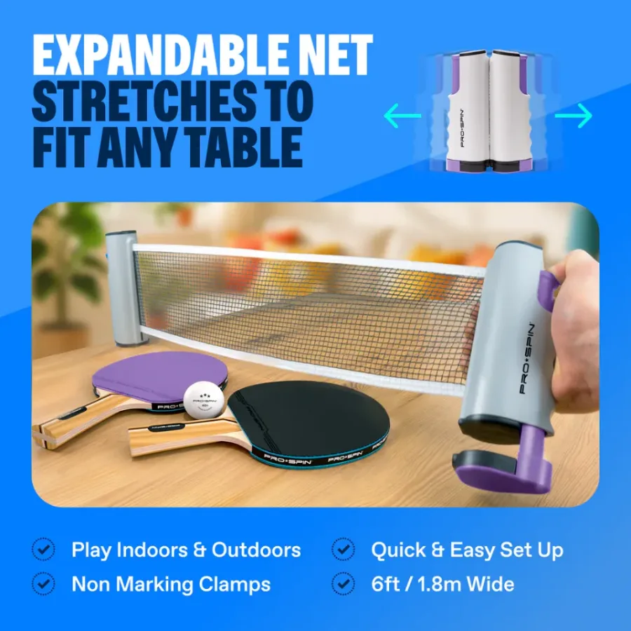 PingPong Game Set All-In-One Portable Tennis Set With Racket and balls β photo 3