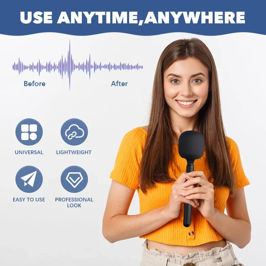 Universal Wireless Microphone Interview Handle β photo 3