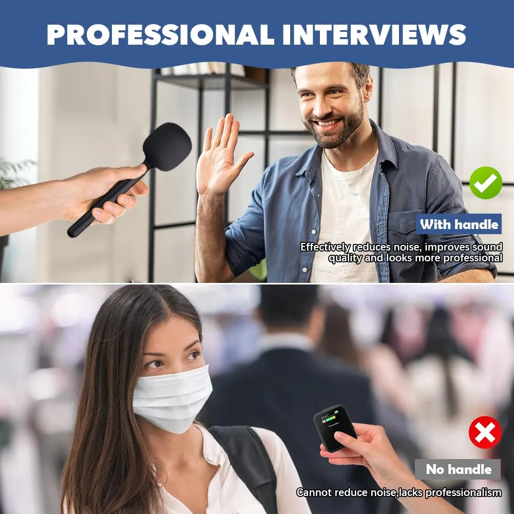 Universal Wireless Microphone Interview Handle — photo 7