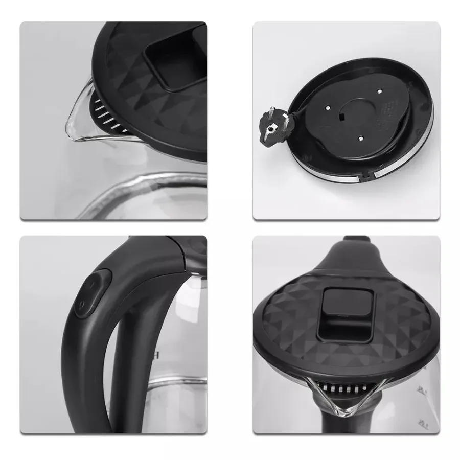 Raf Glass 2 Litre Electric Kettle Heater R7865 R7218 — photo 3