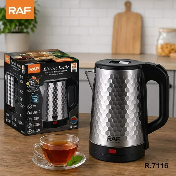 RAF Electric Kettle 2.0L – 1500W R7116 — photo 2