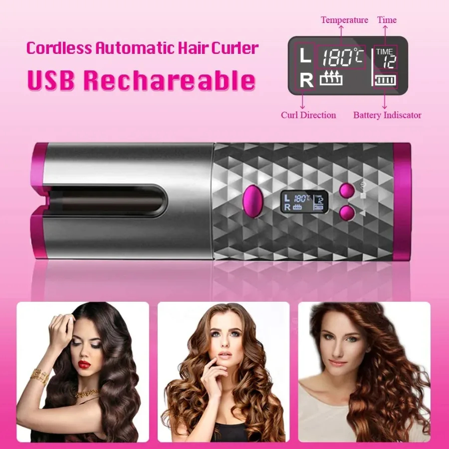Cordless Automatic Hair Curler — photo 4