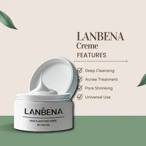 LANBENA - NOSE PORE FACE CLEANSING MASK PLANTS WITH NASAL STRIPS 30G β photo 2