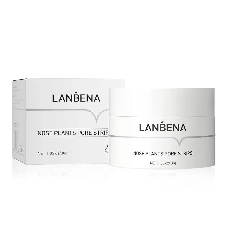 LANBENA - NOSE PORE FACE CLEANSING MASK PLANTS WITH NASAL STRIPS 30G — photo 6